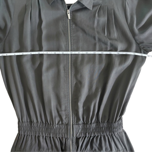 ATM Anthony Thomas Melillo Army Green Washed Lyocell Utility Jumpsuit XS - Picture 10 of 14